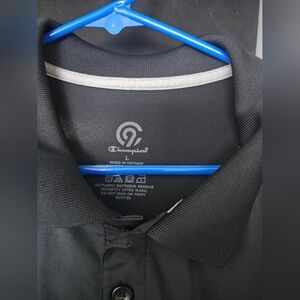 Mens Champion Polo Black